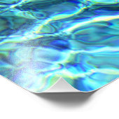 Absturzwasser Fotodruck (Ecke)