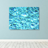 Absturzwasser Leinwanddruck (Insitu (Holzboden))
