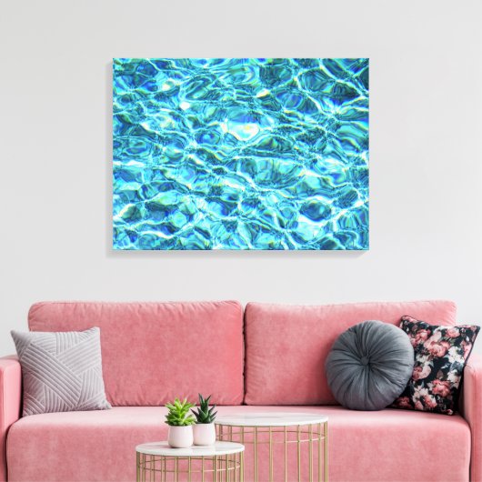 Absturzwasser Leinwanddruck (Insitu (Wohnzimmer))