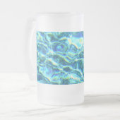 Absturzwasser Mattglas Bierglas (Vorderseite Links)