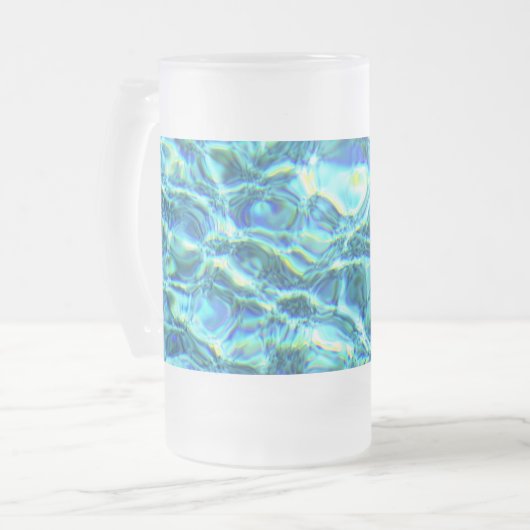 Absturzwasser Mattglas Bierglas (Vorderseite Links)