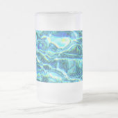 Absturzwasser Mattglas Bierglas (Mittel)