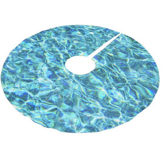 Absturzwasser Polyester Weihnachtsbaumdecke (Schrägansicht)