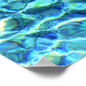 Absturzwasser Poster (Ecke)