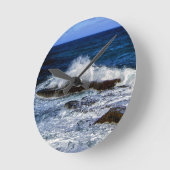 Absturzwelle auf der Rock Formation Round Clock Runde Wanduhr (Winkel)
