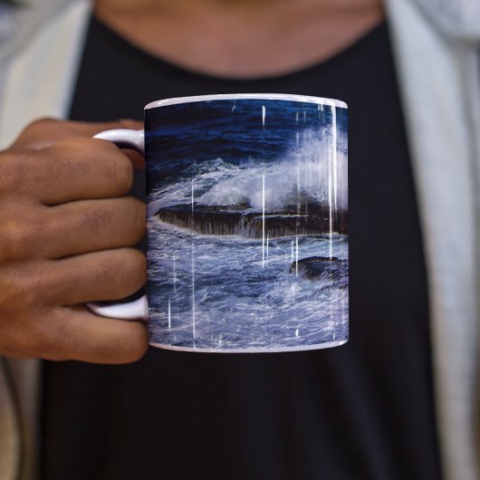Absturzwelle auf der Rock Formation Tasse
