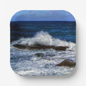 Absturzwelle auf der Rockformpapier-Platte Pappteller (Vorderseite)