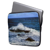 Absturzwelle auf Rock Formation Laptop-Sieb Laptopschutzhülle (Vorderseite Links)