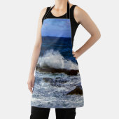 Absturzwelle auf Rock Formation Print Schürze (InSitu)