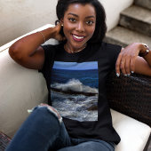 Absturzwelle auf Rock Formation Print T - Shirt