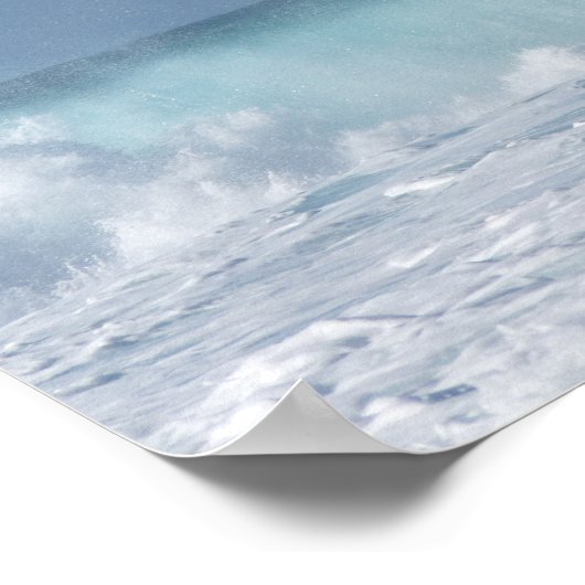 Absturzwelle Poster (Ecke)