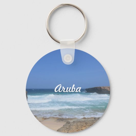 Absturzwellen in Boca Keto in Aruba Schlüsselanhänger (Vorderseite)