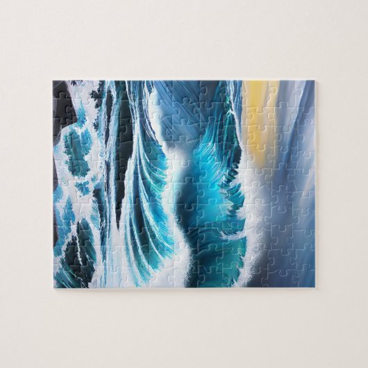 Absturzwellen Jigsaw Puzzle (Horizontal)