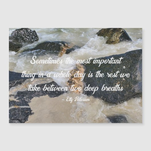 Absturzwellen Magnetkarte (Vorderseite)