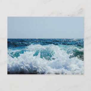 Absturzwellen Meer Surf Beach Wasser Fantastisch b Postkarte
