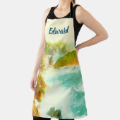 Absturzwellen Wasserfarbe Schürze (InSitu)