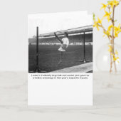 Absurd High-Kick Louise Stock Photo Karte (Gelbe Blume)