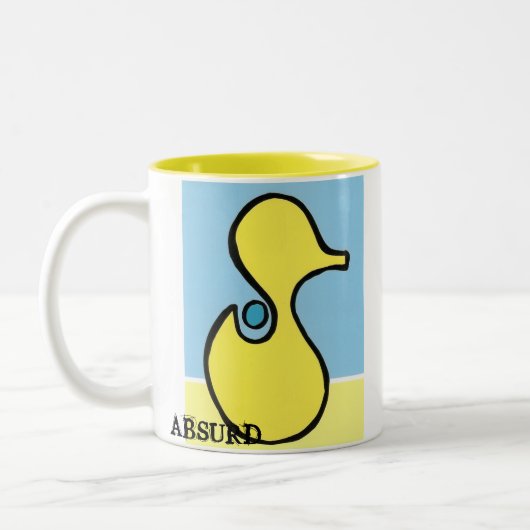 Absurd, zwei-tonte JAGiii.com Tasse (Links)
