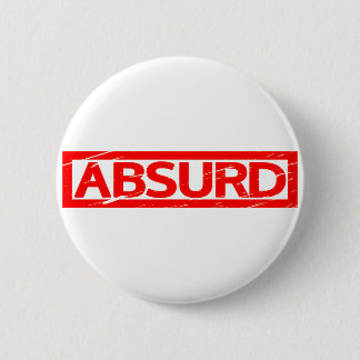 Absurde Briefmarke Button