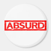 Absurde Briefmarke Magnet (Vorne)
