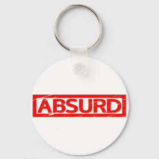 Absurde Briefmarke Schlüsselanhänger