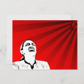 Absurde politische Botschaft Postkarte (Vorne/Hinten)