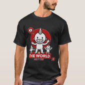 Absurde Welt Humor T-Shirt (Vorderseite)
