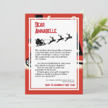 Absurdistische Dada-Weihnachtsbrief von Santa