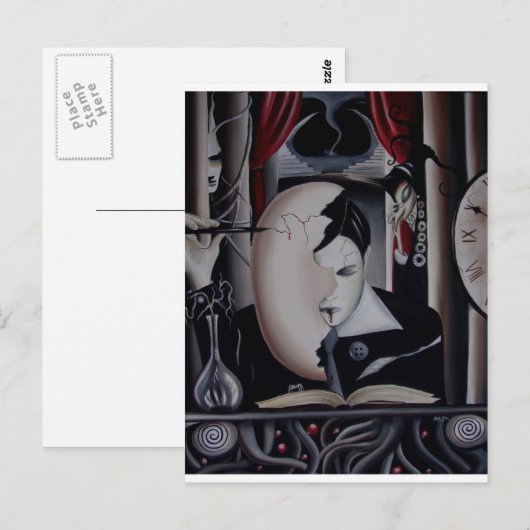 Absynthe Asyl Postkarte (Vorne/Hinten)