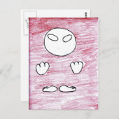 abszenceisnotNichts Postkarte (Vorne/Hinten)