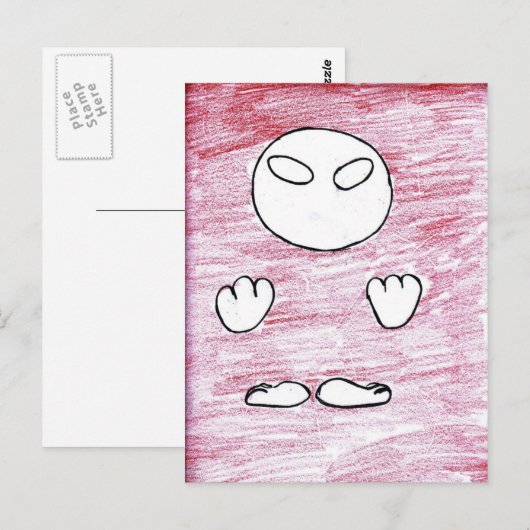 abszenceisnotNichts Postkarte (Vorne/Hinten)