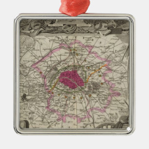 Abt.-De-La die Seine Ornament Aus Metall