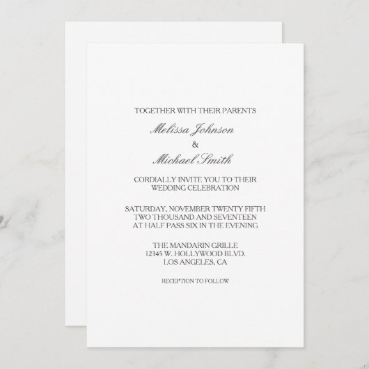 Abtastfehler Einladung (Vorne/Hinten)