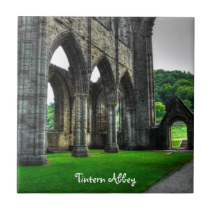 Abtei ancient Tintern, Zisterzienserkloster, Wales Fliese