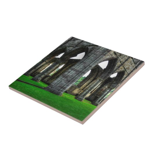 Abtei ancient Tintern, Zisterzienserkloster, Wales Fliese (Seite)