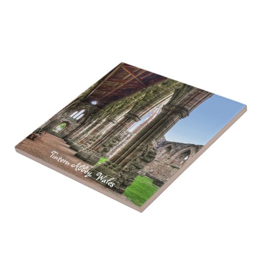 Abtei ancient Tintern, Zisterzienserkloster, Wales Fliese (Seite)