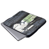 Abtei ancient Tintern, Zisterzienserkloster, Wales Laptopschutzhülle (Vorne Knopf)