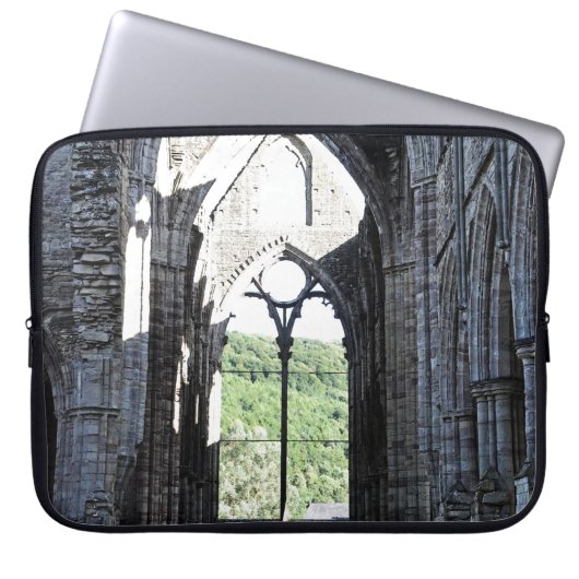 Abtei ancient Tintern, Zisterzienserkloster, Wales Laptopschutzhülle (Vorderseite)
