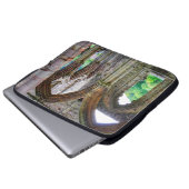 Abtei ancient Tintern, Zisterzienserkloster, Wales Laptopschutzhülle (Vorne Knopf)