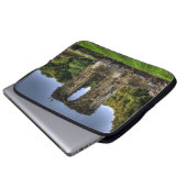 Abtei ancient Tintern, Zisterzienserkloster, Wales Laptopschutzhülle (Vorne Knopf)