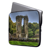 Abtei ancient Tintern, Zisterzienserkloster, Wales Laptopschutzhülle (Vorderseite Links)