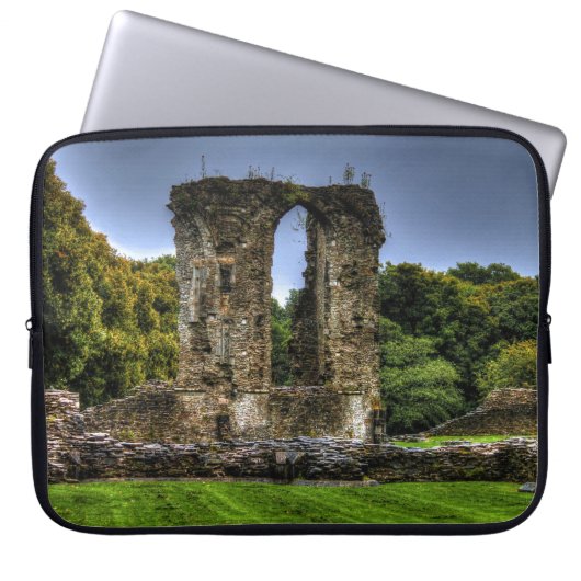 Abtei ancient Tintern, Zisterzienserkloster, Wales Laptopschutzhülle (Vorderseite)