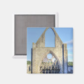 Abtei ancient Tintern, Zisterzienserkloster, Wales Magnet (Vorderseite/Rückseite)