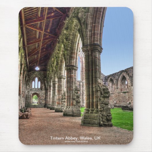 Abtei ancient Tintern, Zisterzienserkloster, Wales Mousepad (Vorne)