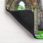 Abtei ancient Tintern, Zisterzienserkloster, Wales Mousepad (Ecke)