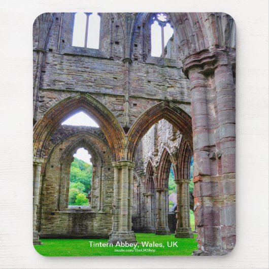 Abtei ancient Tintern, Zisterzienserkloster, Wales Mousepad (Vorne)