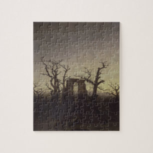 Abtei im Eichwald von Caspar David Friedrich Puzzle
