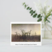 Abtei im Oakwood von Caspar David Friedrich Postkarte (Stehend Vorderseite)