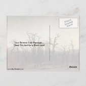 Abtei im Oakwood von Caspar David Friedrich Postkarte (Rückseite)