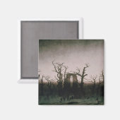 Abtei in Oakwood, 1810 Magnet (Vorderseite/Rückseite)